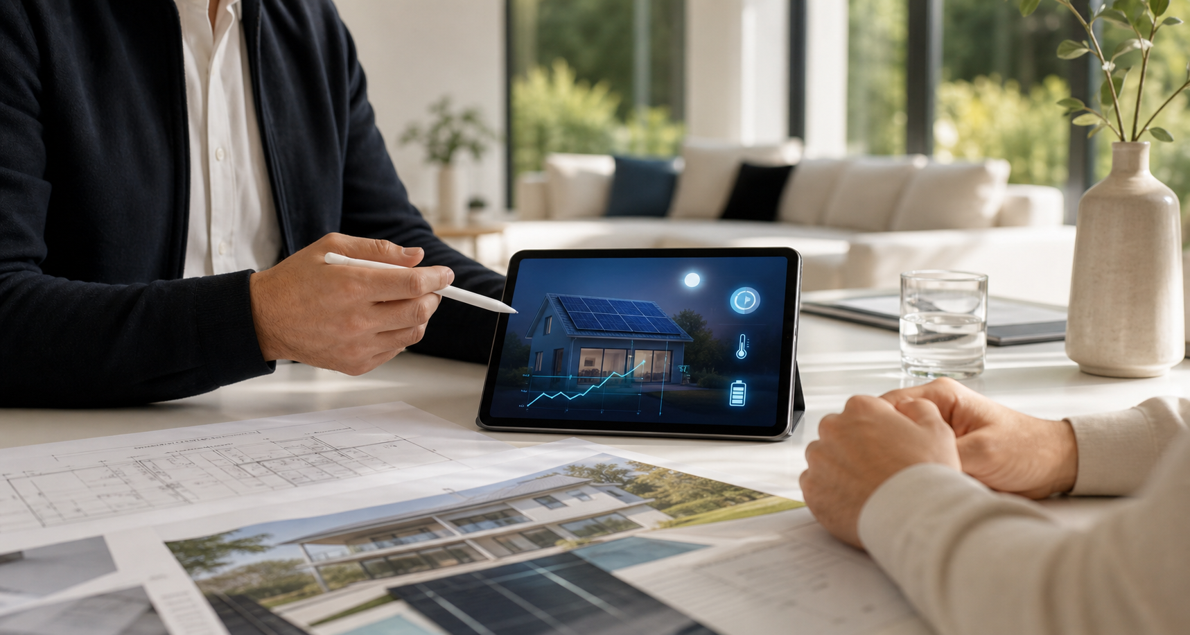 Conseil AVYNEO autour d’une étude énergétique sur tablette